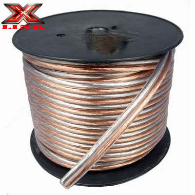 Koperen OFC-luidsprekerdraadkabel met RCA-connectortype en aangepaste buitendiameter