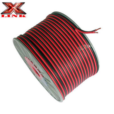 Doorzichtige PVC-jas 14AWG flexibele luidsprekerdraad 200 voet / 60,9 meter Voor luidsprekers voor thuis en auto