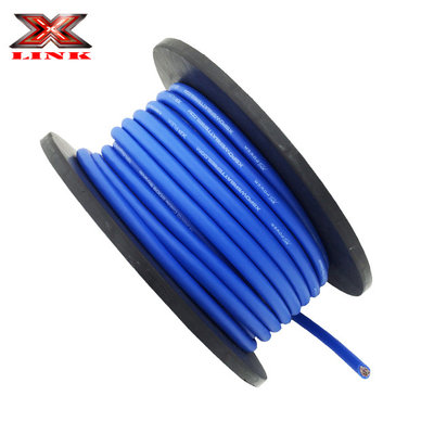Auto Audio Industry Power Cable 1/0 2 4 8 AWG Gauge PVC Jacket Super Flexibele Materiaal