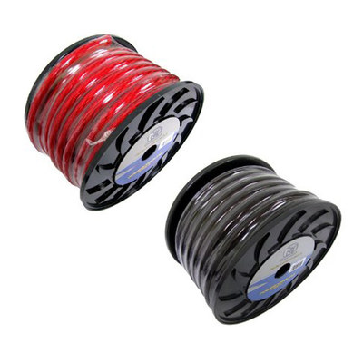 1/0 Gauge Oversized RED Power Ground Wire met isolatiemateriaal PVC en aantal geleiders 1