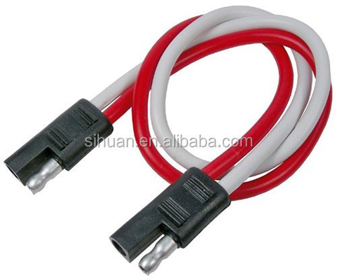 2.8X Buitendeursnede 4c 18AWG Gekoppelde trailerdraad Kabel met stekker blote koperen geleider
