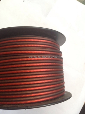 Koperen interne geleider aangepaste buitendiameter auto audio 12 meter luidspreker draadkabel