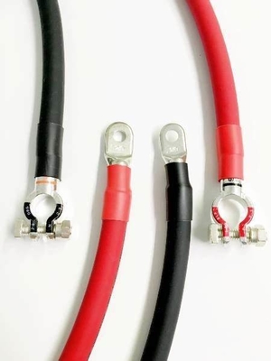 5/16 'Lug Terminals 12 inch blik koperbatterij Inverter kabel voor auto Truck RV Solar