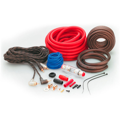 Volledige Amerikaanse specificatie CEA-2015 conform OFC koper autoversterker bedrading kit 0GA AWG