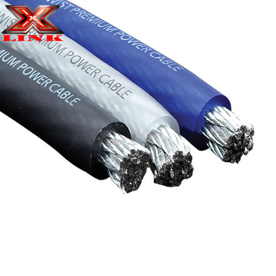 Koper beklede aluminium geleider Flexible Car Audio Power Cable met PVC isolatie 0 4 8 Gauge in elke kleur
