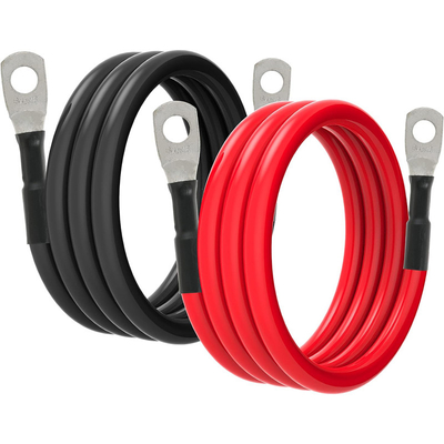 PVC-jask Koper Auto Audio Power Draad 1/0 2 4 6 AWG Gauge Batterijkabel