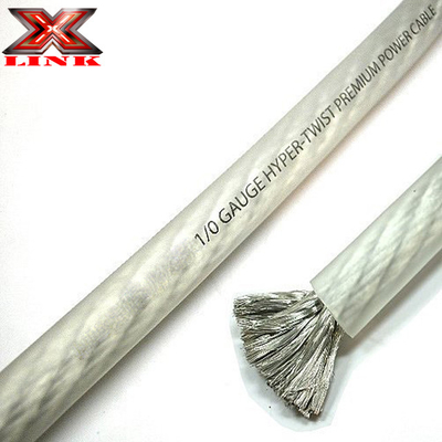 Soft PVC Jacket Super Soft Flexible Frosted 0ga Car Amp Power Cable Draad in elke kleur