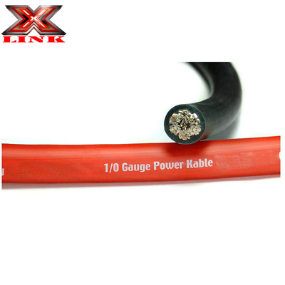Soft PVC Jacket Super Soft Flexible Frosted 0ga Car Amp Power Cable Draad in elke kleur