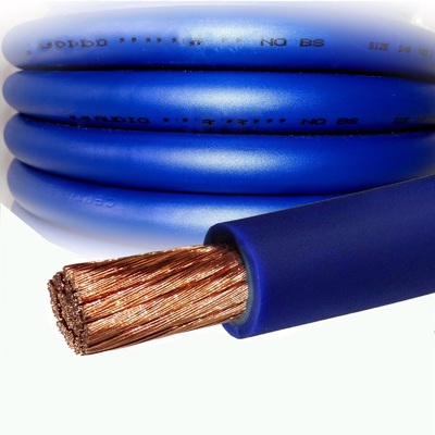 CCA Conductor Auto Audio Ground Power Wire Transparent PVC Jacket Top Flex 4 AWG Gauge