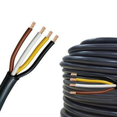 2-60 Kernnummer Geïsoleerde elektrische draadkabel met PVC-isolatiemateriaal