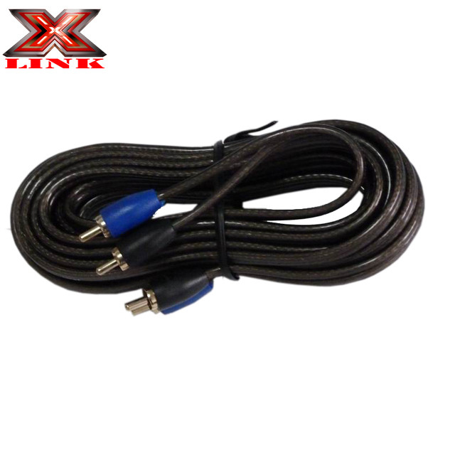 Auto RCA Audio Cable Y Adapter 0ft Afgeschermde RCA kabels met PVC isolatiemateriaal