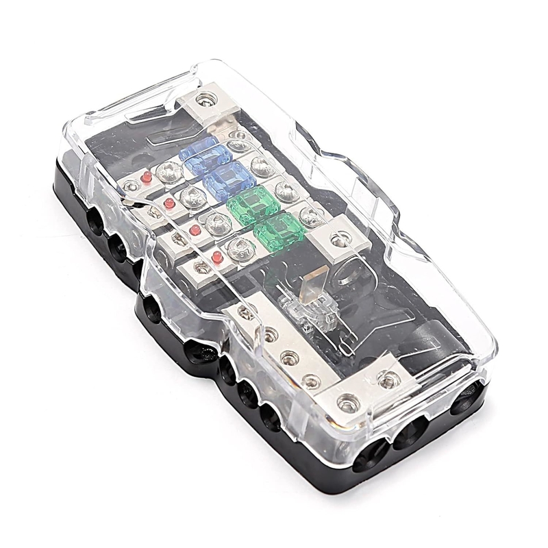 0 awg 12V Multifunctionele Mini ANL Fuse Box Distributieblok Voor Voertuigen