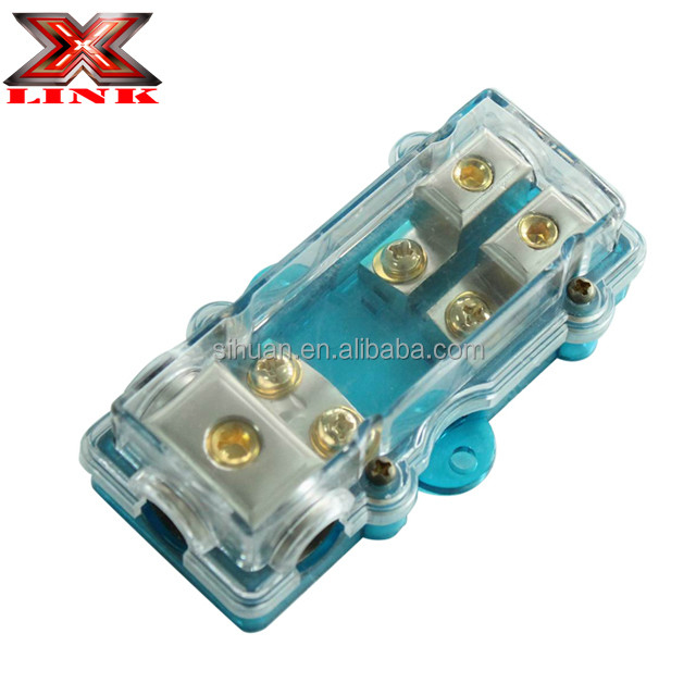 20A-300A AMP Car Auto DC Glas ANL Maxi AGU Mini Inline Fuse Holder Distributieblok