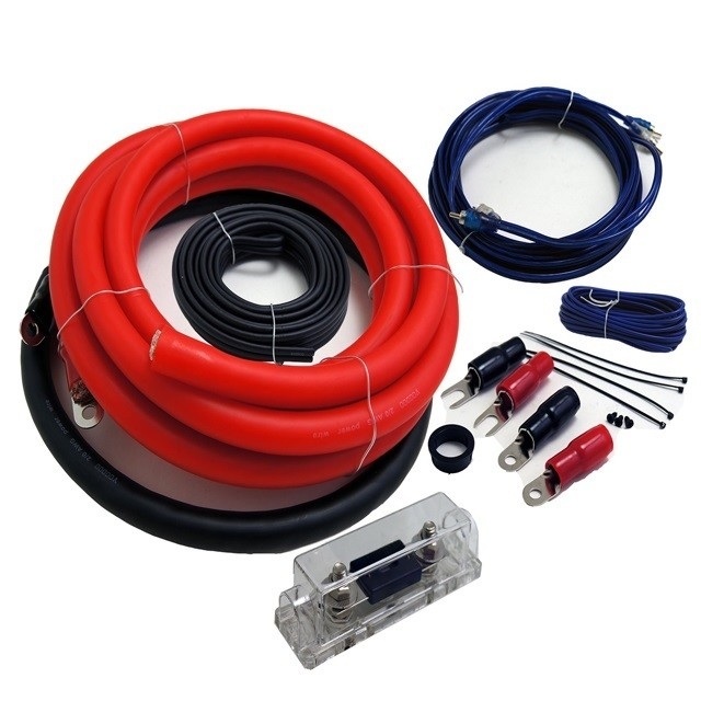 Soft PVC Jacket 2000 Watt 0GA Amp Bedrading Kit voor Audio Performance