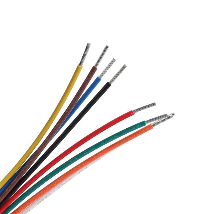TINNED COPPER PVC Jacket UL1015 1007 Geïsoleerde apparatuur Kabel Hook Up Wire 0.5mm2 22AWG 26AWG 28AWG EN5075 2014