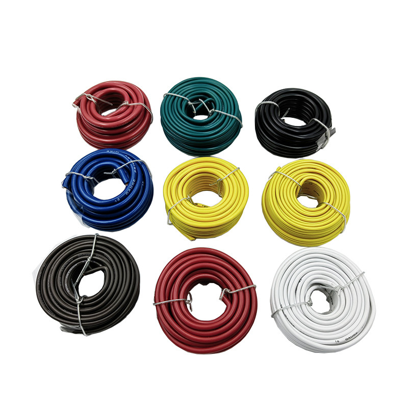 LAGVOLTAGE 10 12 14 16 18 GA AWG Gauge Automotive Electric Single Wire met koper geleider jas PVC