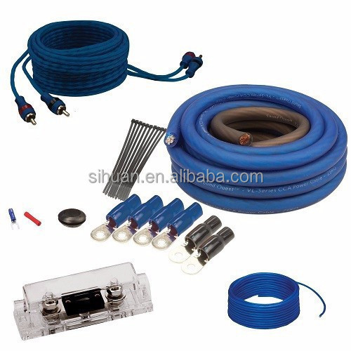 4awg Amp Installatie Kabel Kit 2500W Auto Audio Kabels Kit met Bare Koperen Leider