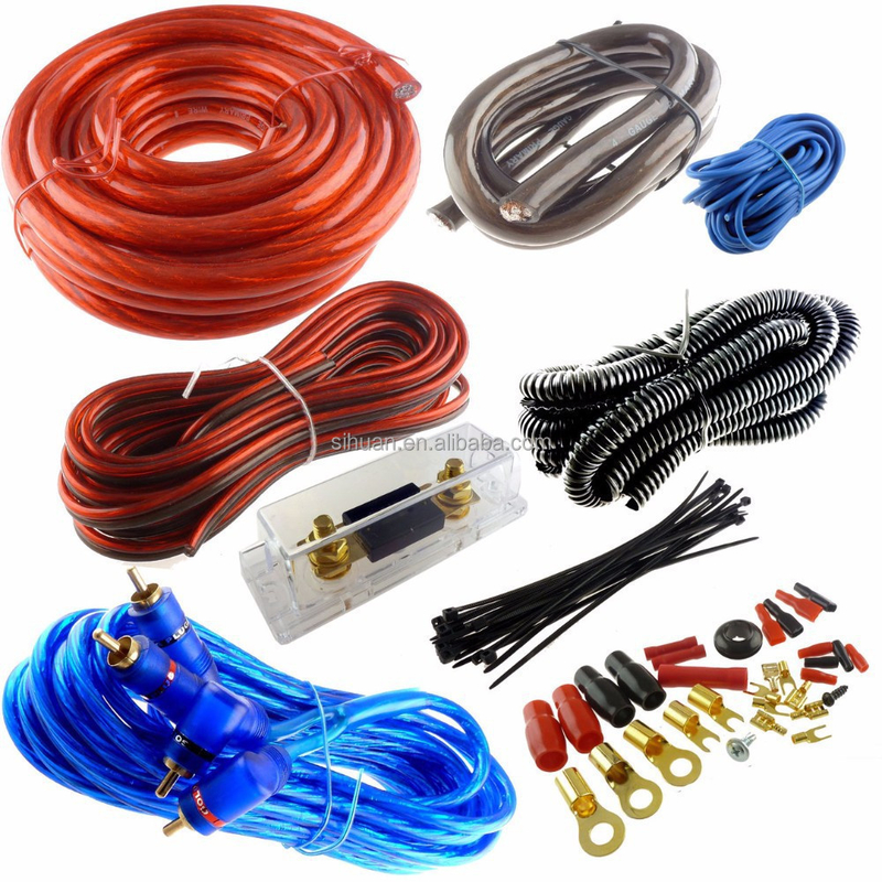 100% echte OFC-koper-rca-kabels voor auto-audio met lage spanning
