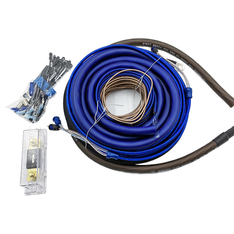 Luidspreker CCA/OFC Koperdraad 4/8 Gauge Car Amp Wiring Kit voor verbeterde signaaloverdracht