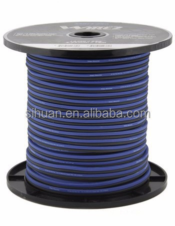 High-end auto-audio-systemen super helder flexibel transparant jasje versterker bedrading kit met RCA connector type PVC jasje