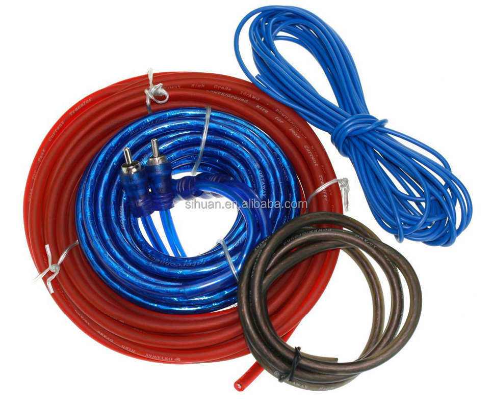 Aanpasbare kabelkleur en RCA-connectoren
