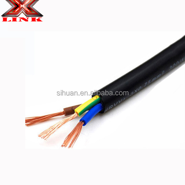 Stranded Conductor Huishoudelijk apparaat Elektrische draad 14 ga x4c 18awg x3c in zwart of wit