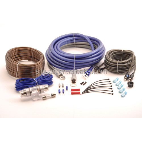 Low Voltage Car Audio System Bedrading Kit met aanpasbare kabel Kleuren PVC / Soft PVC Jacket