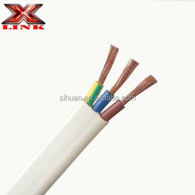 2 geleider zuurstofvrije koperkabel flexibel gestreepte pvc-kabel voor huishoudelijke elektrische apparatuur