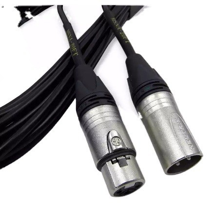 1/4 inch Audio XLR-instrumentkabel recht naar rechts hoek voor basgitaar