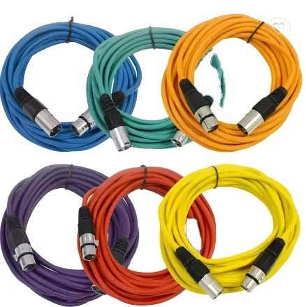 24AWG PVC-isolatie XLR DMX-kabel voor microfoons, radiostations en luidsprekersystemen