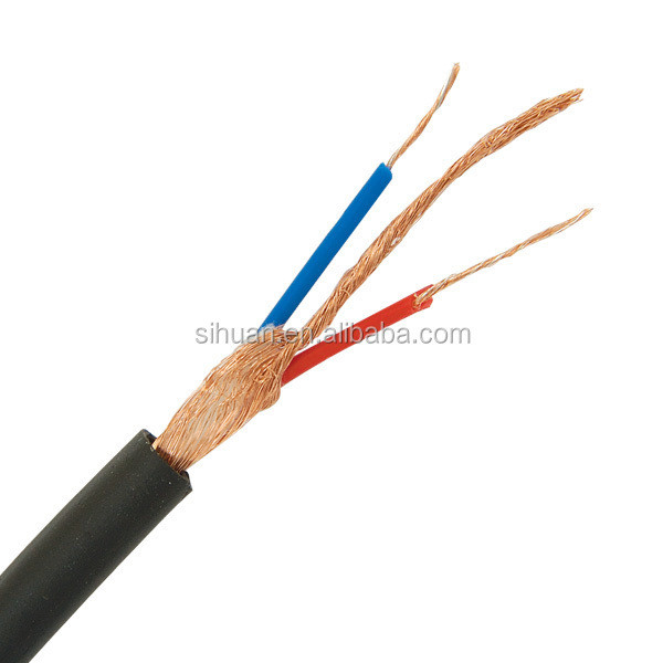 Gold Connector Braid Shielding Microphone Audio Cable 0.22mm2 0.35mm2 voor helder geluid
