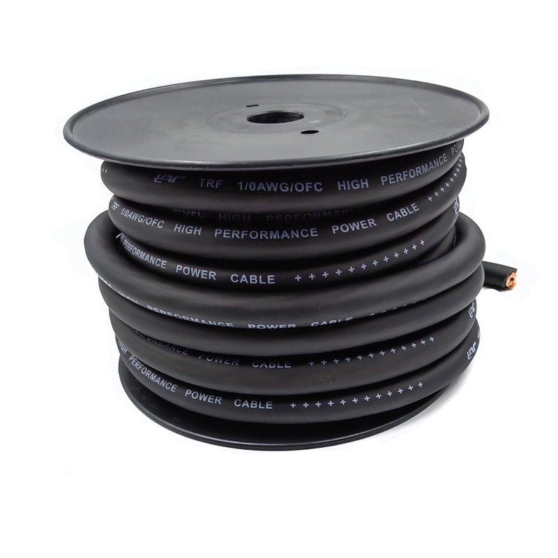 1/0 AWG extra grote meter 4/0 GA autoradio OFC-voedingskabel Soft Touch flexibele PVC-mantel