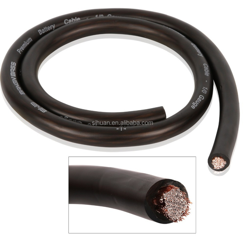 Aangepast aantal geleiders Soft PVC Jacket Auto Amp Installatie 4/8 Gauge Power Wire