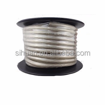 Flexible Soft PVC Jacket Car Amplifier Power Cable met koper beklede aluminium geleider