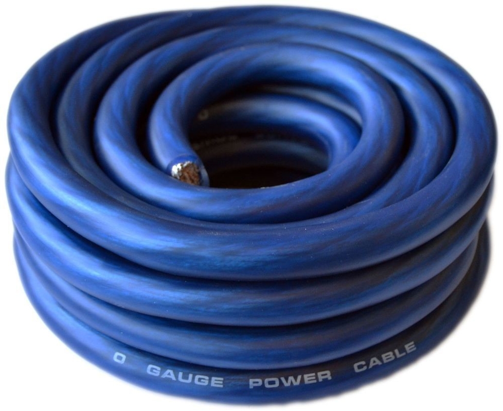 Volledige Amerikaanse specificatie CEA-2015 conform 4 AWG laagspanning zachte auto stereo stroomdraad met PVC jas en CCA / OFC geleider